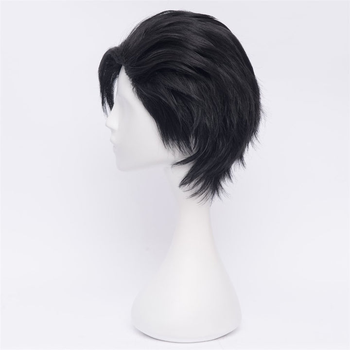 COSPLAZA Short Black Men&#39;s Cosplay Wig Anime He