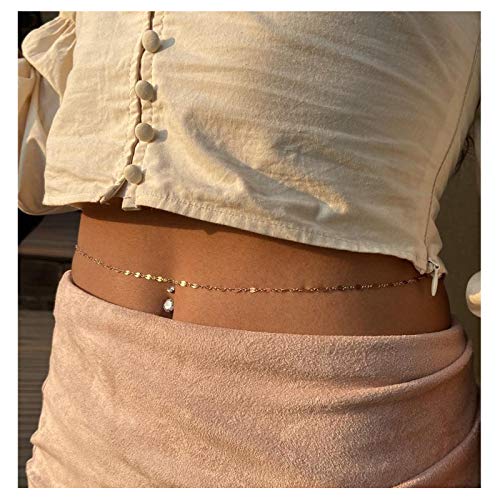 Sexy Waist Chain Simple Bikini Belly Chains Summer Body Chain Beach Body Accessories Jewelry for Women Girls