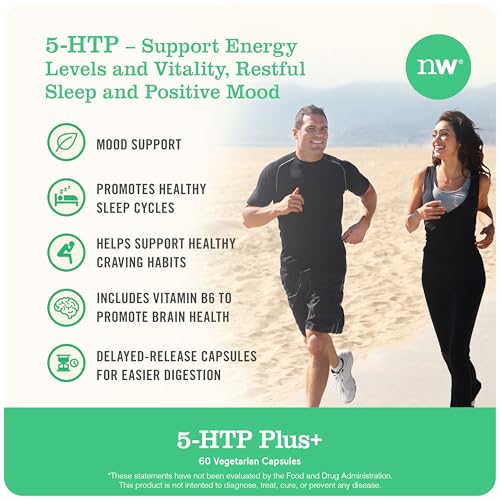 NatureWise 5-HTP 200mg Supplement from Griffonia Seeds 