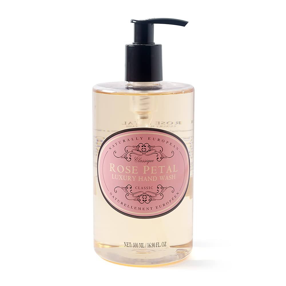 Naturally European 17-Oz. Hand Wash, Rose Petal