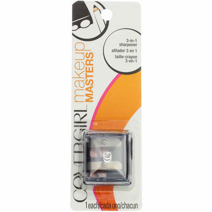 Makeup Masters 3-in-1 Pencil Sharpener, 1 Count