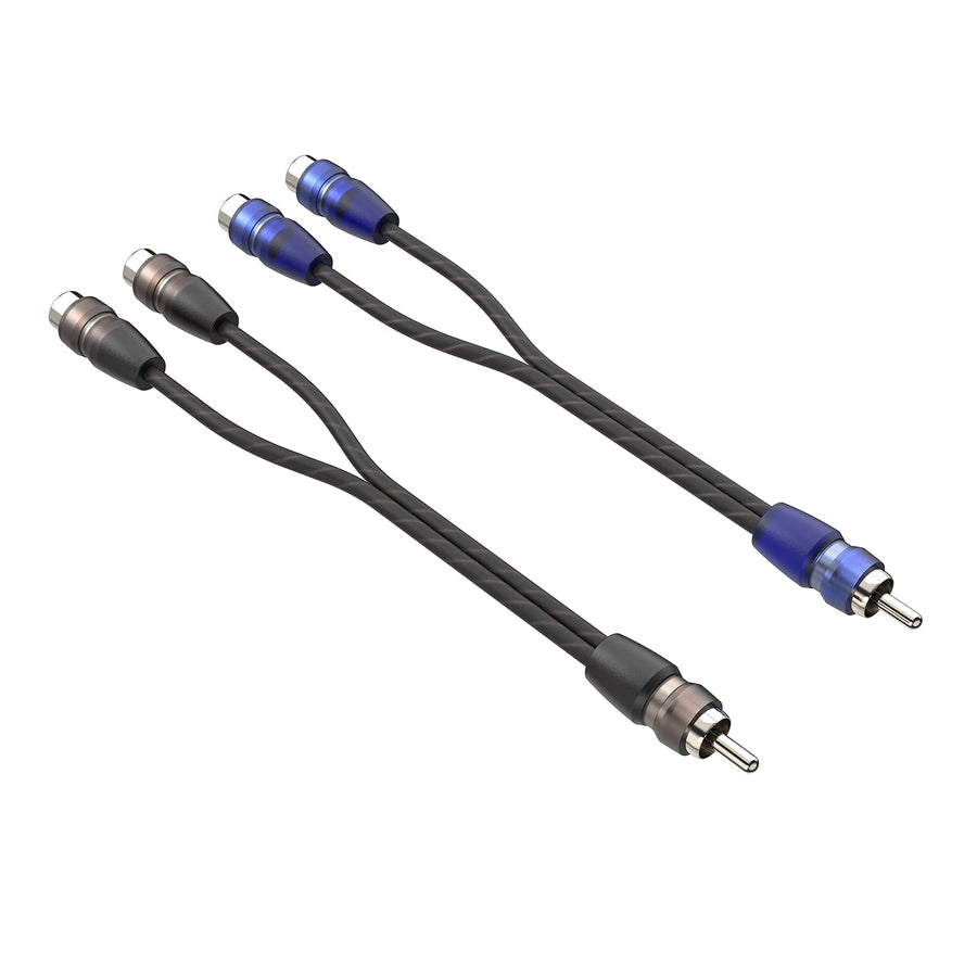ROCKRIX 0.6ft 2 Female to 1 Male RCA Y Adapter Splitter
