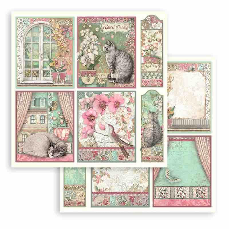 Intl Paper PAD 8X8 10PK Orchid/CAT, 10 Count (Pack of 1), Various