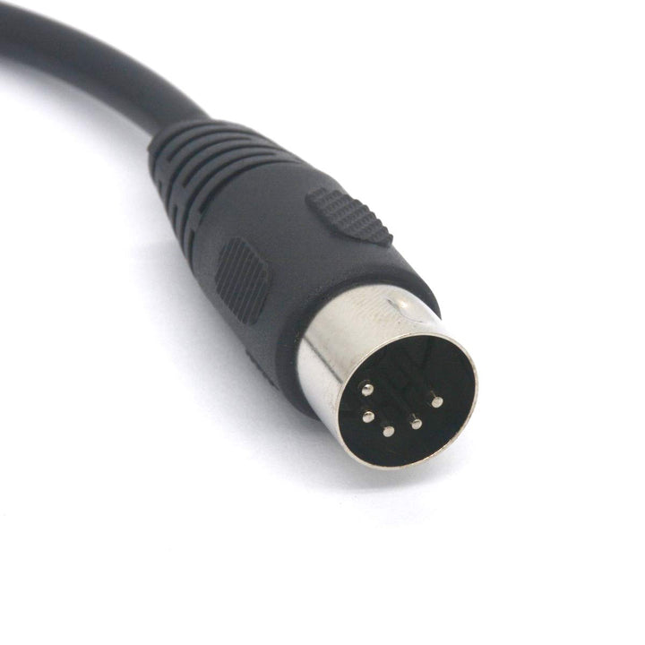 GLHONG 5 Pin DIN to PS/2 Cable Adapter, 5 Pin MIDI Male to 6 Pin Mini Din Female Adaptor for Mouser at Keyboard