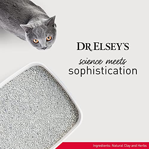 Dr. Elsey&#39;s Premium Clumping Cat Litter - Cat Attract - 99% Dust-Free, Low Tracking, Hard Clumping, Superior Odor Control, Natural Herbal Attractant, Unscented &amp; Natural Ingredients, 40 lb