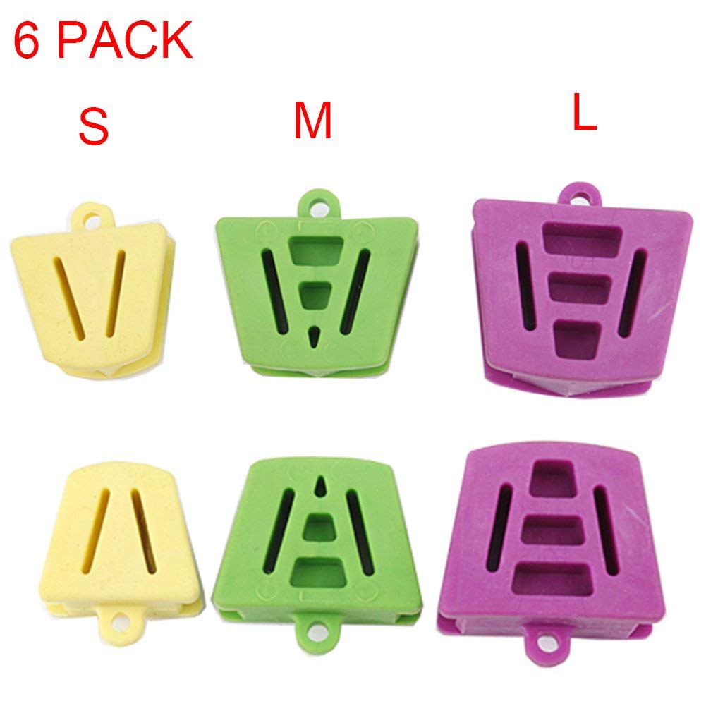 Wecando Dental Oral Silicone Mouth Prop Bite Blocks Lat