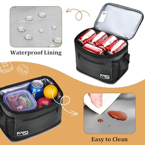 Insulated Lunch Bag for Women Men, Leakproof Thermal Re