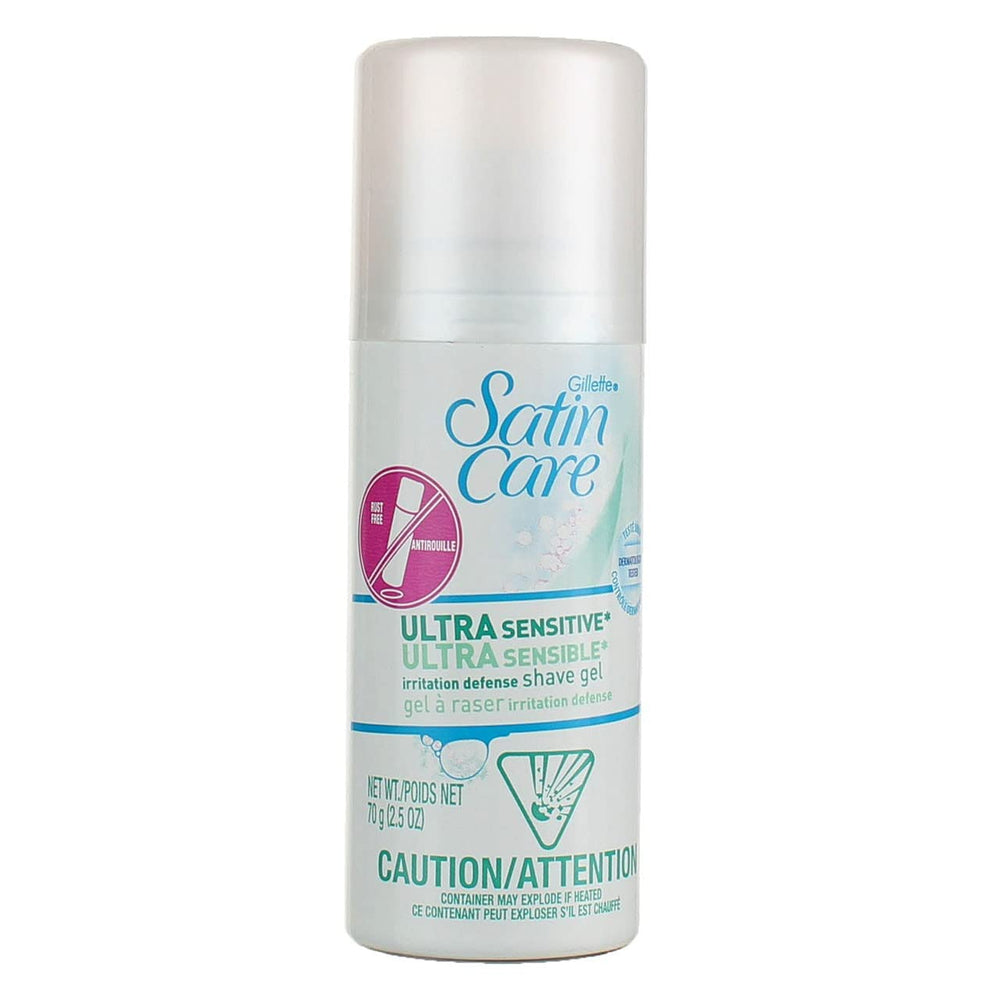 Satin Care Shave Gel Ultra Sensitive 2.5 Ounce (12 Pieces) (74ml)