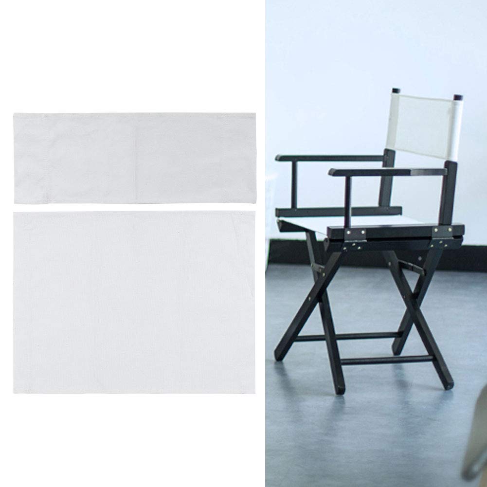 Directors Chair Canvas Replacement, 1 Set White Chair C