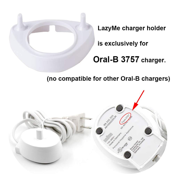 LazyMe Electric Toothbrush Heads Holder Charger Holders