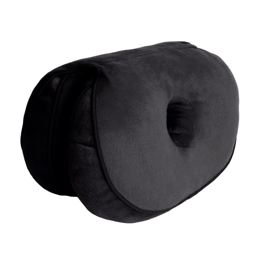 Dual Comfort Cushion Lift Hips Up Seat Cushion,Multifunction Foldable Beautiful Butt Posture Correction,for Hip and Tailbone Pain Office Home Chair and Car Seat Cushion (Black)