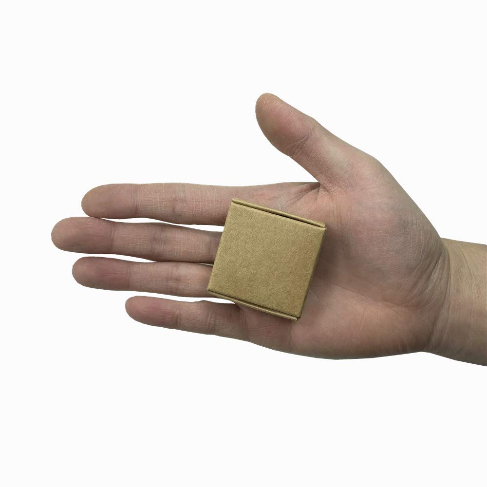 1.45x1.45x0.78 inch 20 Pcs Mini Brown Aircraft Cardboar