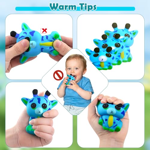 Jumbo Squishies Slow Rising, 8 Pack Animal Squishy Toys Cream Scented Squishies Pack Stress Relief Super Soft Squeeze Kawaii Cute Squishy Slow Rising for Kids