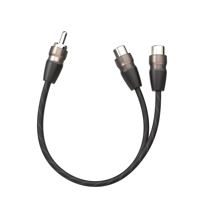 ROCKRIX 0.6ft 2 Female to 1 Male RCA Y Adapter Splitter