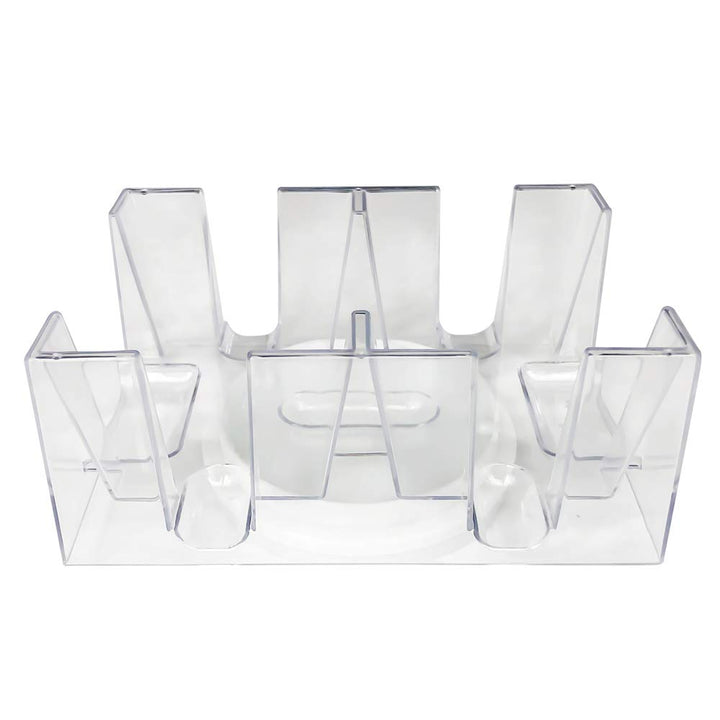 6 Deck Revolving Rotating Canasta Playing Card Tray