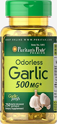 Puritan's Pride Premium Odorless Garlic Fresh 500mg