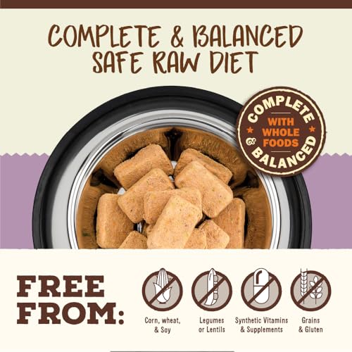 Primal Freeze Dried Raw Cat Food Nuggets Turkey, Complete &amp; Balanced Meal or Topper, Premium, Healthy, Grain Free, High Protein Raw Cat Food with Probiotics (14 oz)
