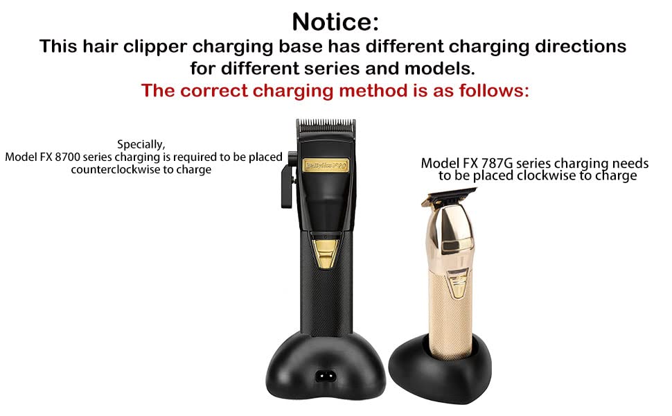 Professional Hair Clippers Charging Stand, Portable Charging Base for Babyliss 8700GCNãâ‚¬Â787GCN Hair Clippers Tools (Blue)