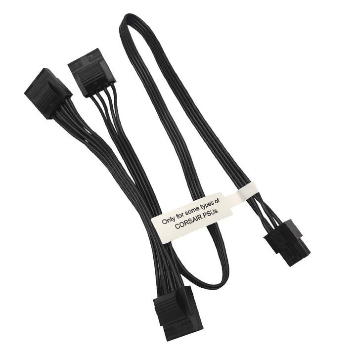 COMeap Molex Power Cable for Corsair PSUs, 6 Pin to 3X 