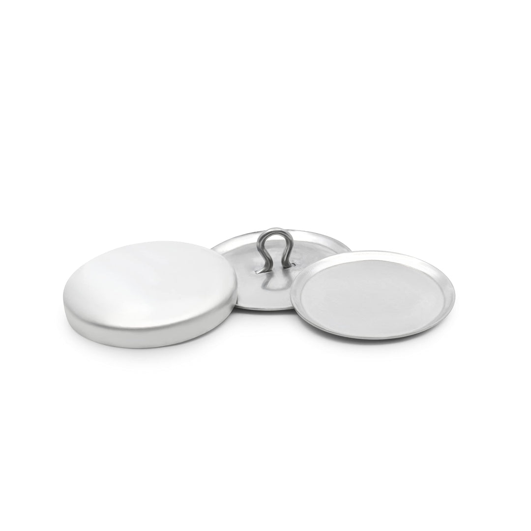 Cover Button Kit Size 36 Includes Template, Tools &amp; Buttons Fasteners, 7/8, 60ct, None, Nickel