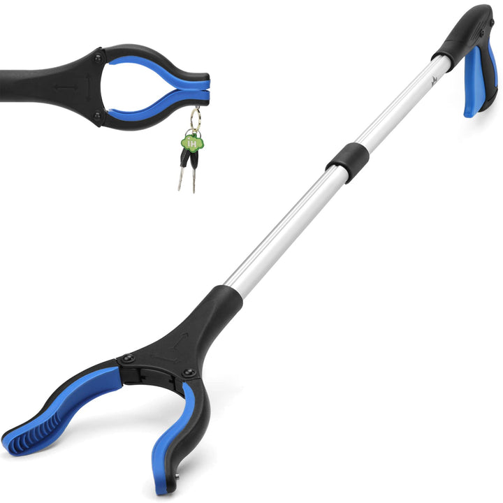 2024 Upgraded Reacher Grabber Pickup Tool, 32 Long Grabber Reacher Tool with Magnetic Tip, Trash Picker for Elderly Grab It Reaching Tool, Garbage Picker Upper, Litter Pick Up Grab Claw Grabber Stick