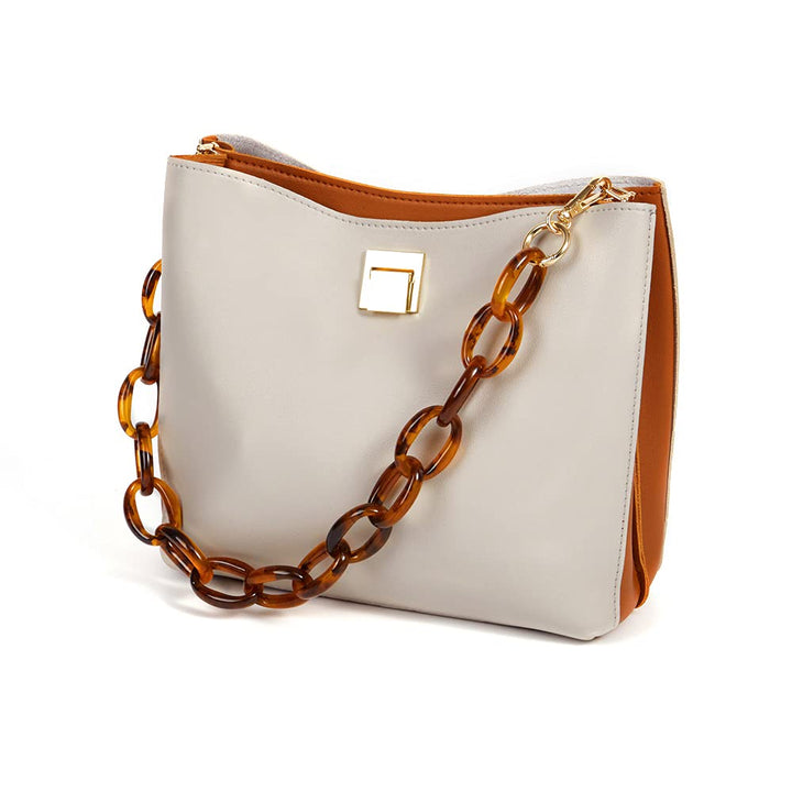 Xiazw Short Thick Resin Purse Bag Handles Shoulder Stra