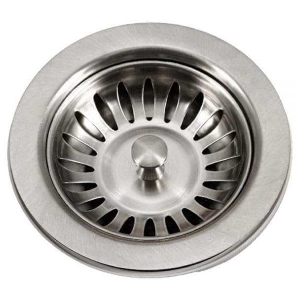 190-9180 Sink Basket Strainer for 3.5-Inch Drain Openings, 3.5 inch with EZ Grip, Stainless Steel