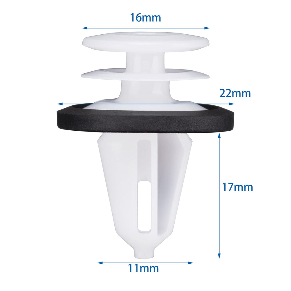 25PCS Door Trim Panel Retainer with Sealer Replacement for Ford W713297-S300 & Tesla Model S 1025401-00-A