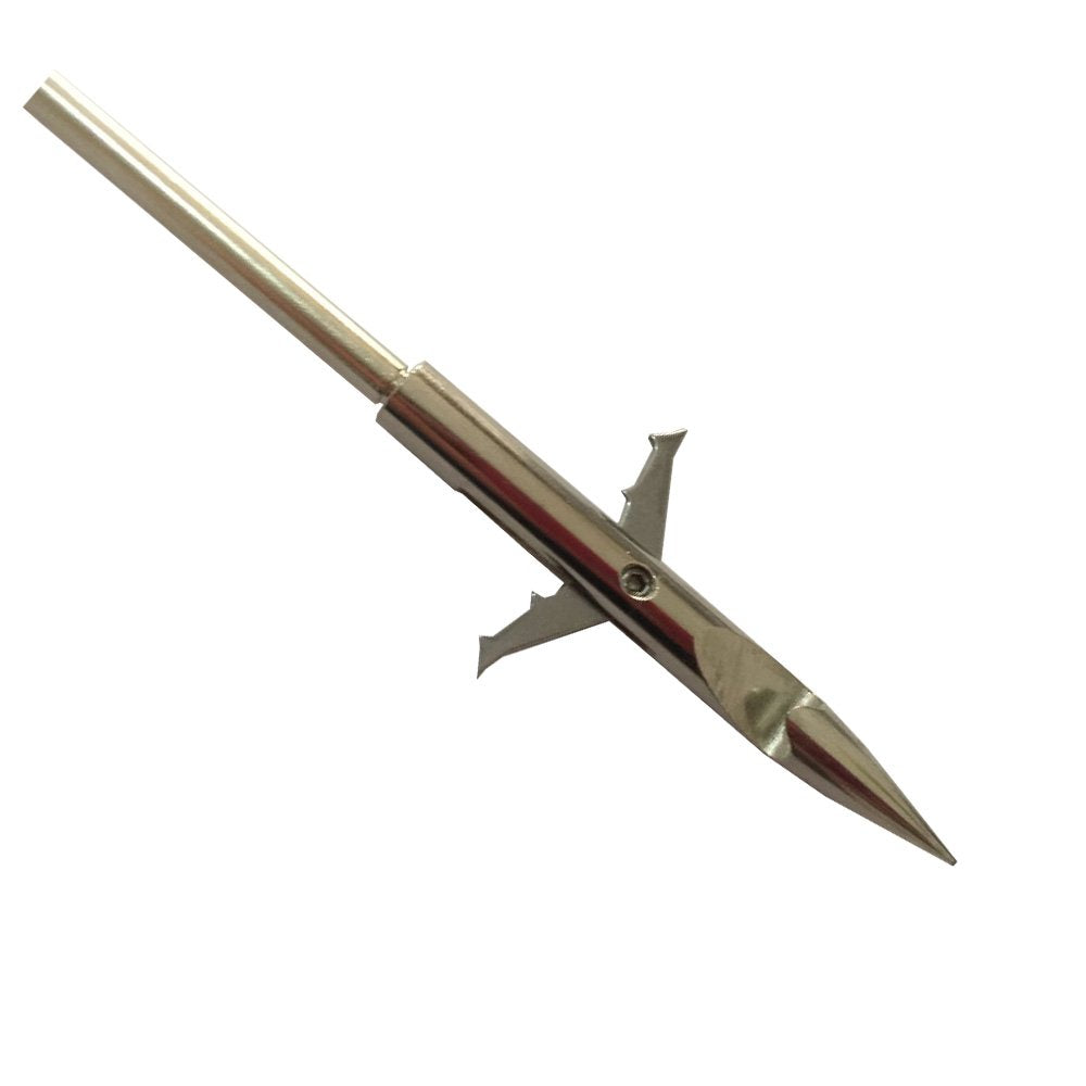 Stainless Steel Slingshot Fishing Arrow Silver color Pack of 6