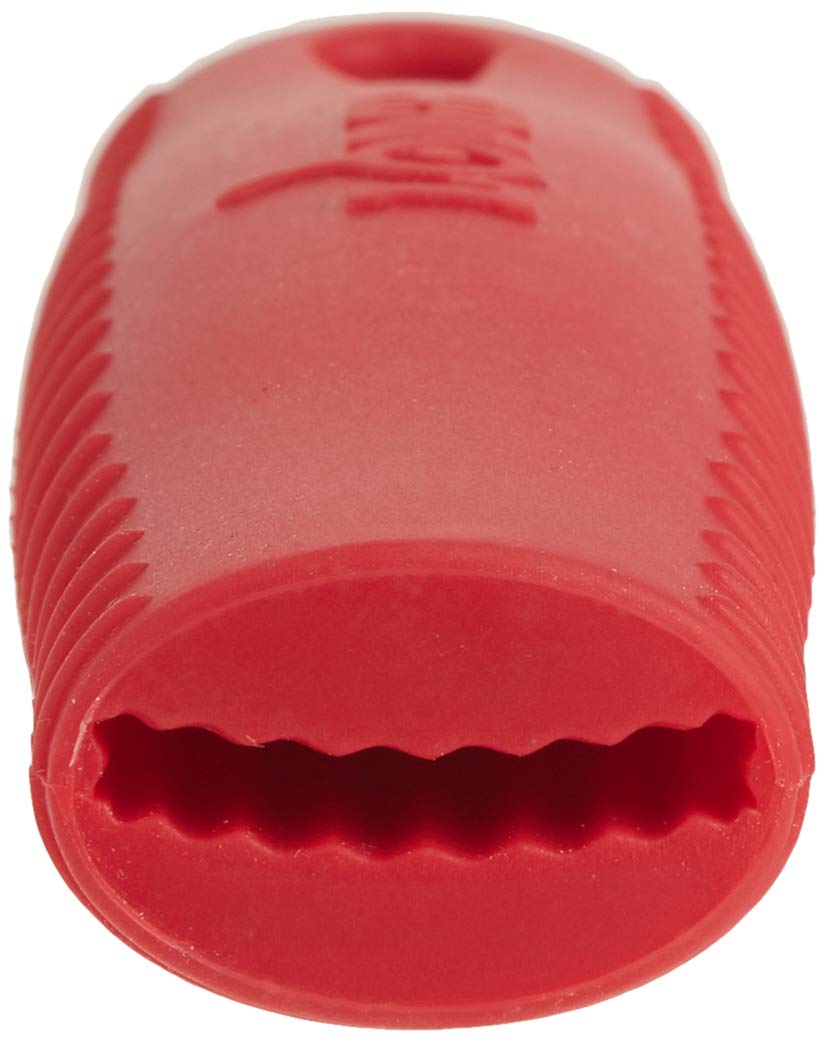 Silicone Hot Handle Holder - Dishwasher Safe Hot Handle Holder Designed for Carbon Steel Pan Products - Reusable Heat Protection Up to 500° - Red