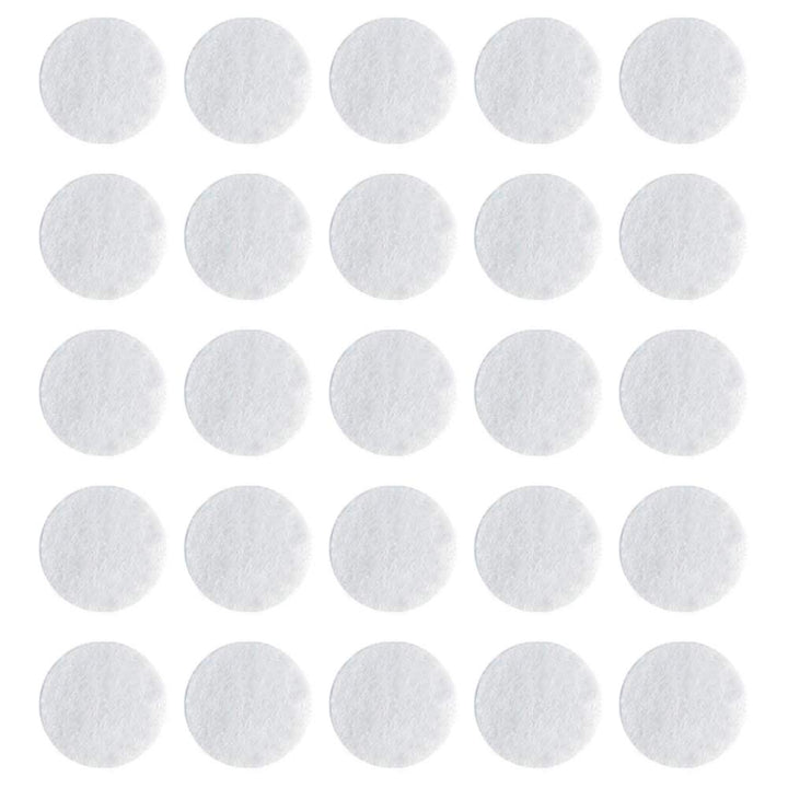 200 Pcs Microdermabrasion Cotton Filters Replacement 10 mm Dia Microdermabrasion Filters Facial Vacuum Filters Accesories Sponge Filter for Comedo Suction Microdermabrasion (White)