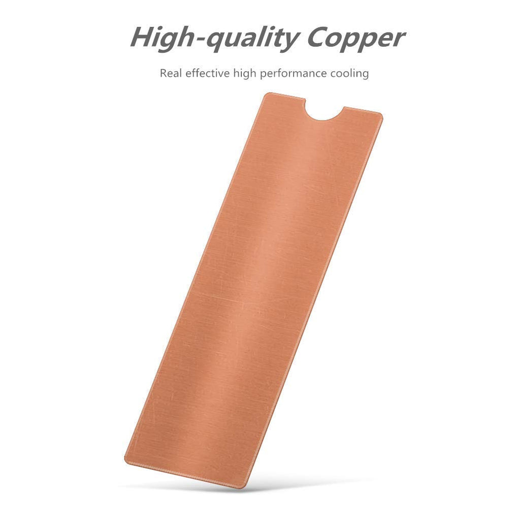 M.2 Copper Heatsinks Cooler for M.2 2280 SSD Laptop(2 P