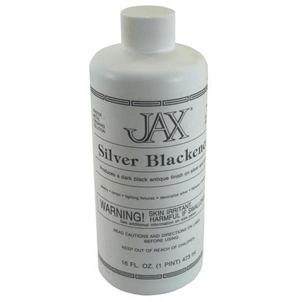 Silver Blackener - Metal Finishing Solution - Antique Finish Without Heat or Electricity - Pint