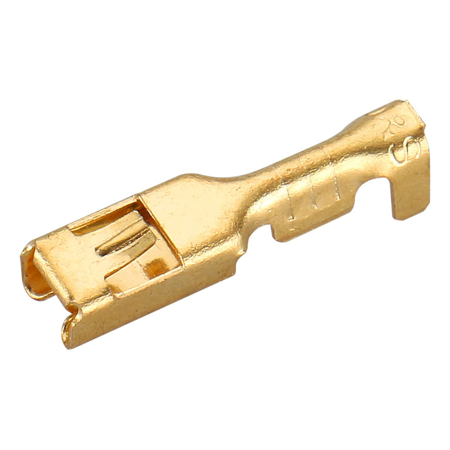 0.11 Female Spade Quick Splice Crimp Terminals 2.8mm Crimp Connector Non Insulated Pack of 100