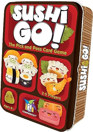 Sushi Go - The Pick and Pass family Card Game , great for 2-5 players aged 8 and up