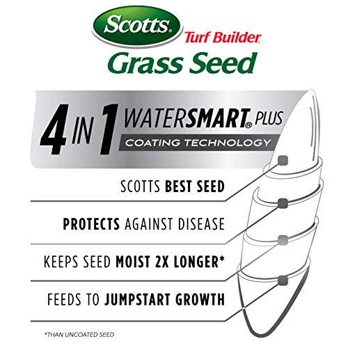 Turf Builder Grass Seed Dense Shade Mix, Grows With As Little As 3 Hours of Sunlight, 3 lbs.