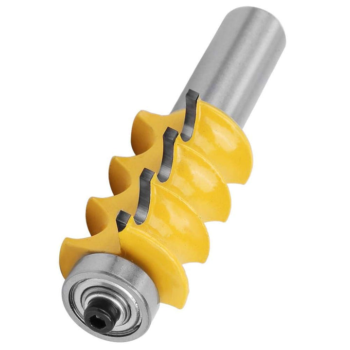 3/16-Inch Radius Triple Bead Trim Molding Router Bit 1/2 Shank Woodworking Milling Cutter Tool