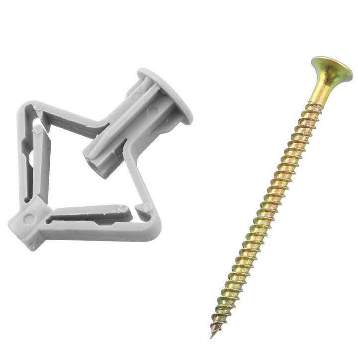 12PCS Drywall Anchor Kits, Hollow Wall Anchors with Screws, Wall Anchor, Self-Drilling Hollow Wall Anchor, Hollow-Door Toggle Anchor, Anchors, Screws, Wall Anchor Hooks