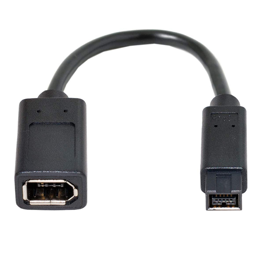 cablecc IEEE 1394 6Pin Female to 1394b 9Pin Male Firewi