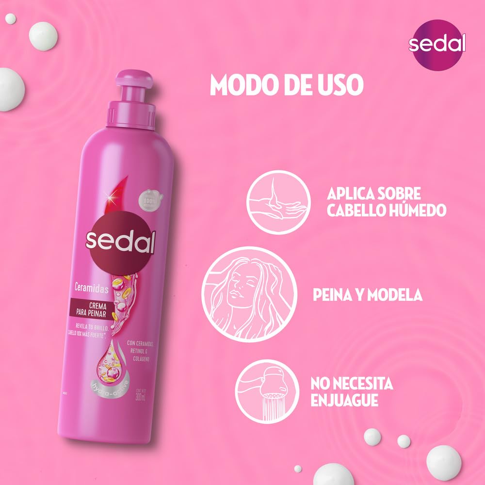 S.O.S. Ceramidas con Micro Ceramidas Crema Para Peinar (Hair Styling Cream Ceramides) 300 ml