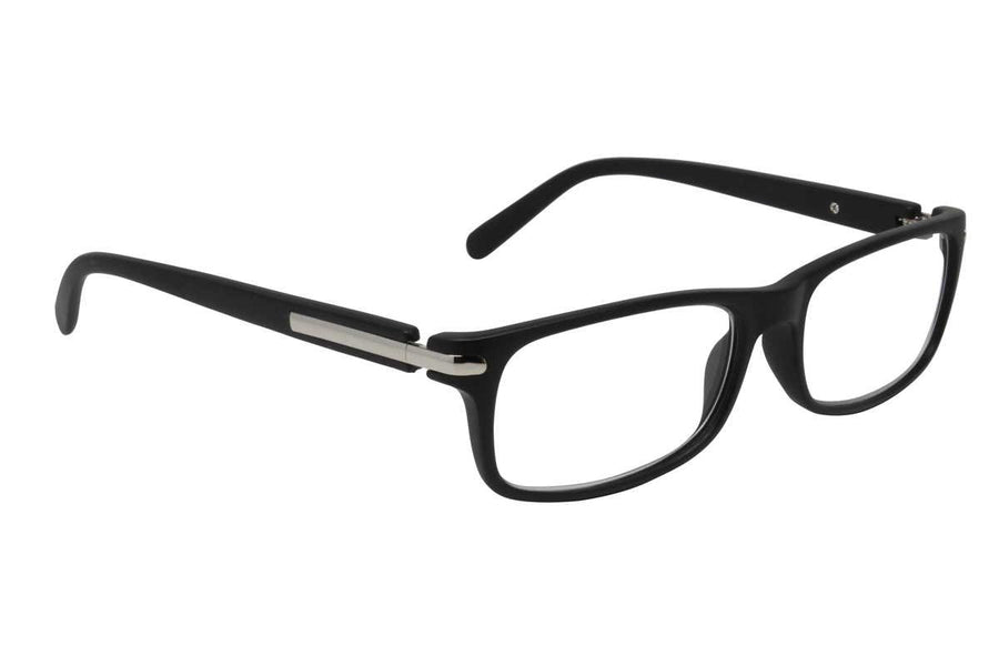 Dr. Dean Edell Unisex Modern Rectangle Black Front and 