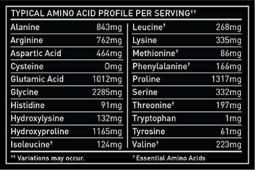 Premium Multi Collagen Peptides Protein Powder (1, 2, 3, 5 &amp; 10) with Vitamin C, Biotin, Hyaluronic Acid, for Hair Skin and Nails - Marine, Bovine, Chicken &amp; Eggshell (Unflavored, 45 Servings)
