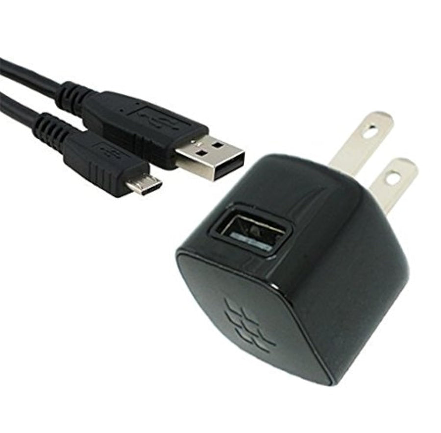 OEM Home Charger USB Adapter for Z10,Q10,Z30,Passport,Classic,Tour 9630,Torch 9810,Curve 3G 9330,Samsung,Black
