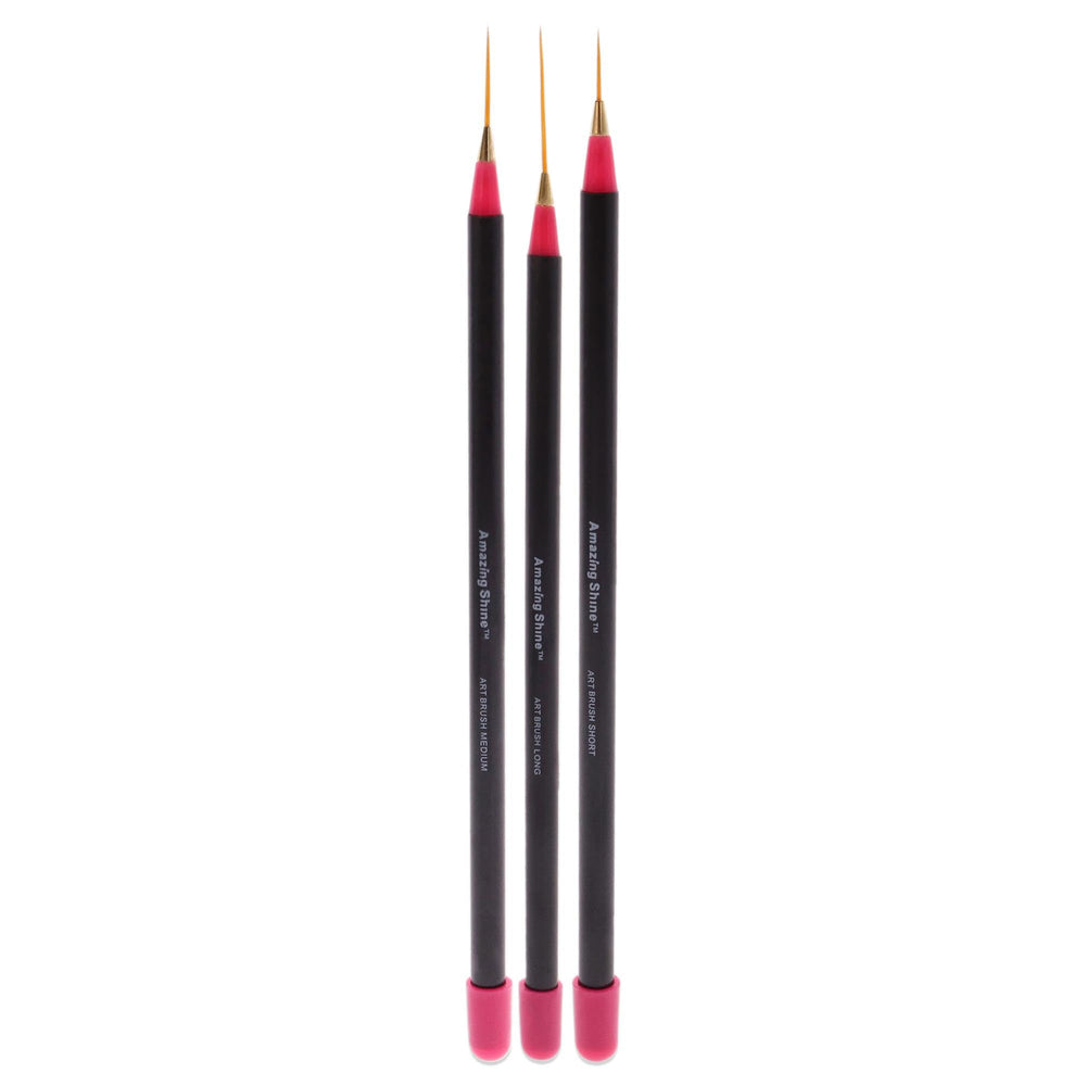 Professional 3 Piece Nail Art Brush Set