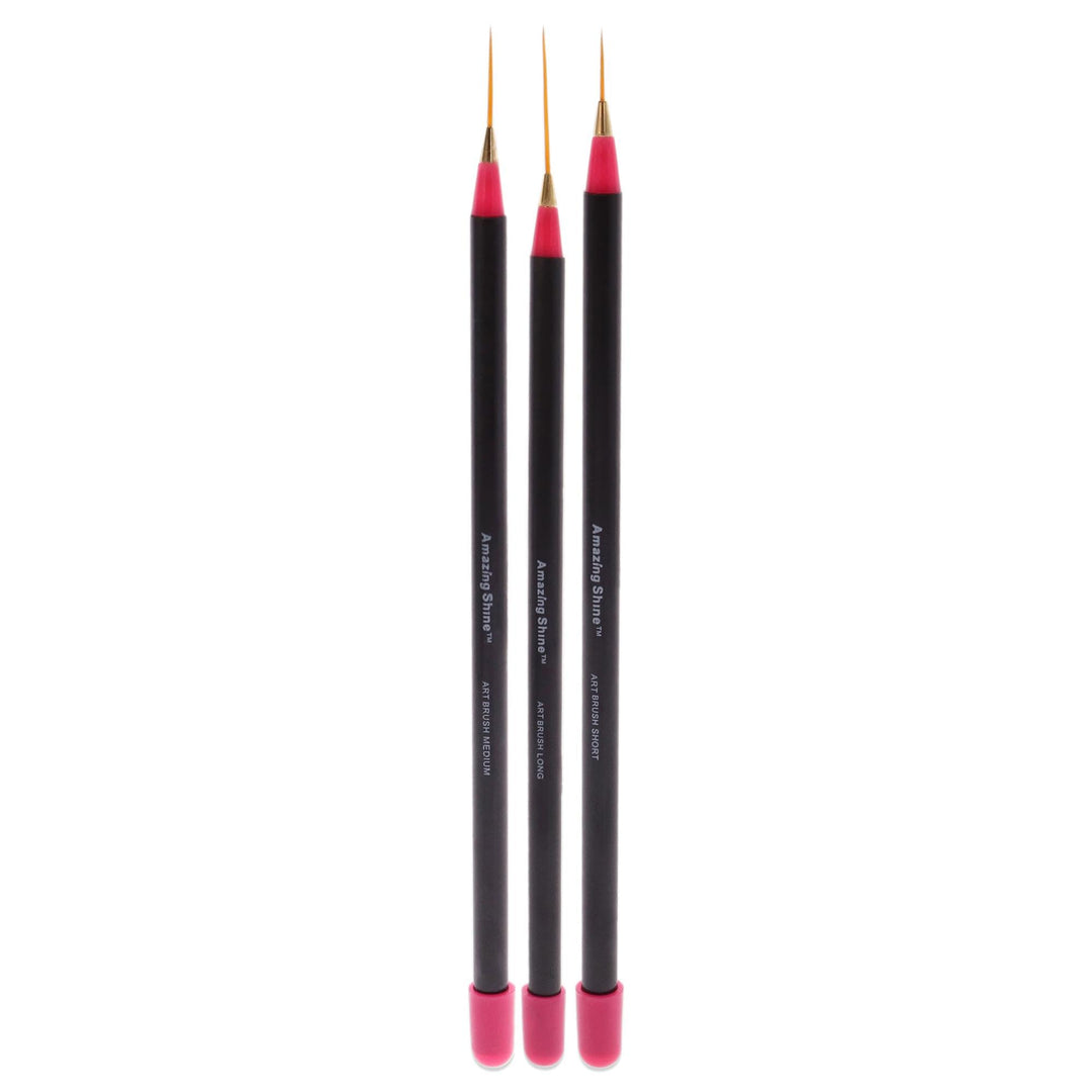 Professional 3 Piece Nail Art Brush Set