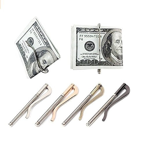 3pcs 80mm Spring Money Clip Bar for Wallet Quality Leathercraft Accessories,Money Organizers Clip for Wallets,Money Holders,BBMC1 (3pcs, Black Gun) ââ‚¬¦