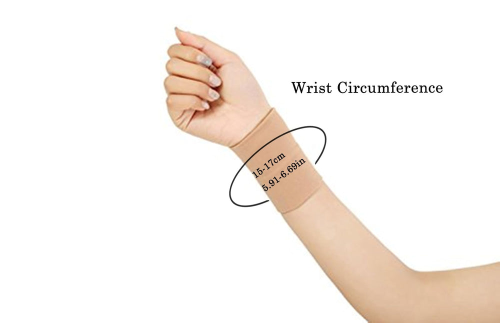 Black/Skin Forearm Tattoo Cover Up Wrist Brace Compress