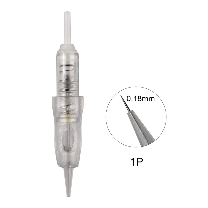20pcs Permanent Makeup Shading Needles 3R Eyebrow Shading Needles for Permanent Makeup Machine Pen