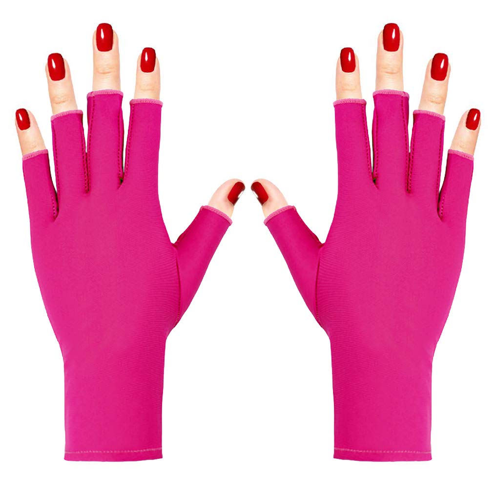 Pimoys Anti UV Gloves for Nail Lamp Light Manicure Glov