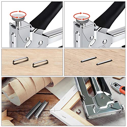 NEU MASTER 3 in 1 Staple Gun, Manual, Heavy Duty with S